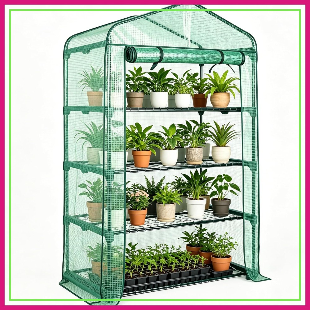 Greenhouse Mini Indoor - 50% Extra Wide Mini Greenhouse 4
