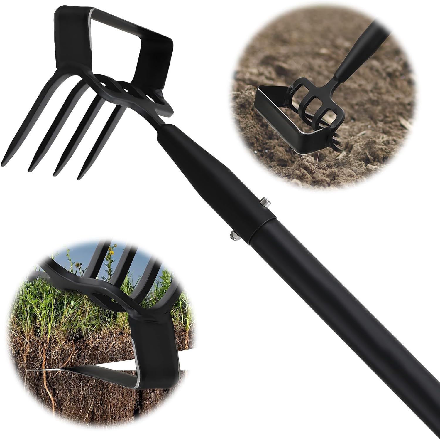 Gardening Tools Images - Garden Hoe, 62 Inch Weed Tool,