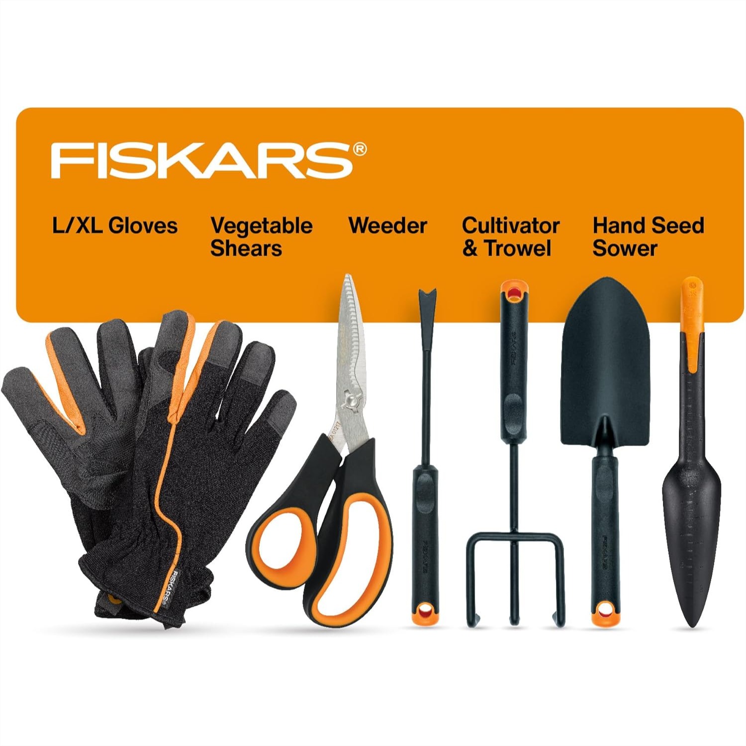 Gardening Tools Images - Vegetable Gardening Essentials 6-Piece Tool Set