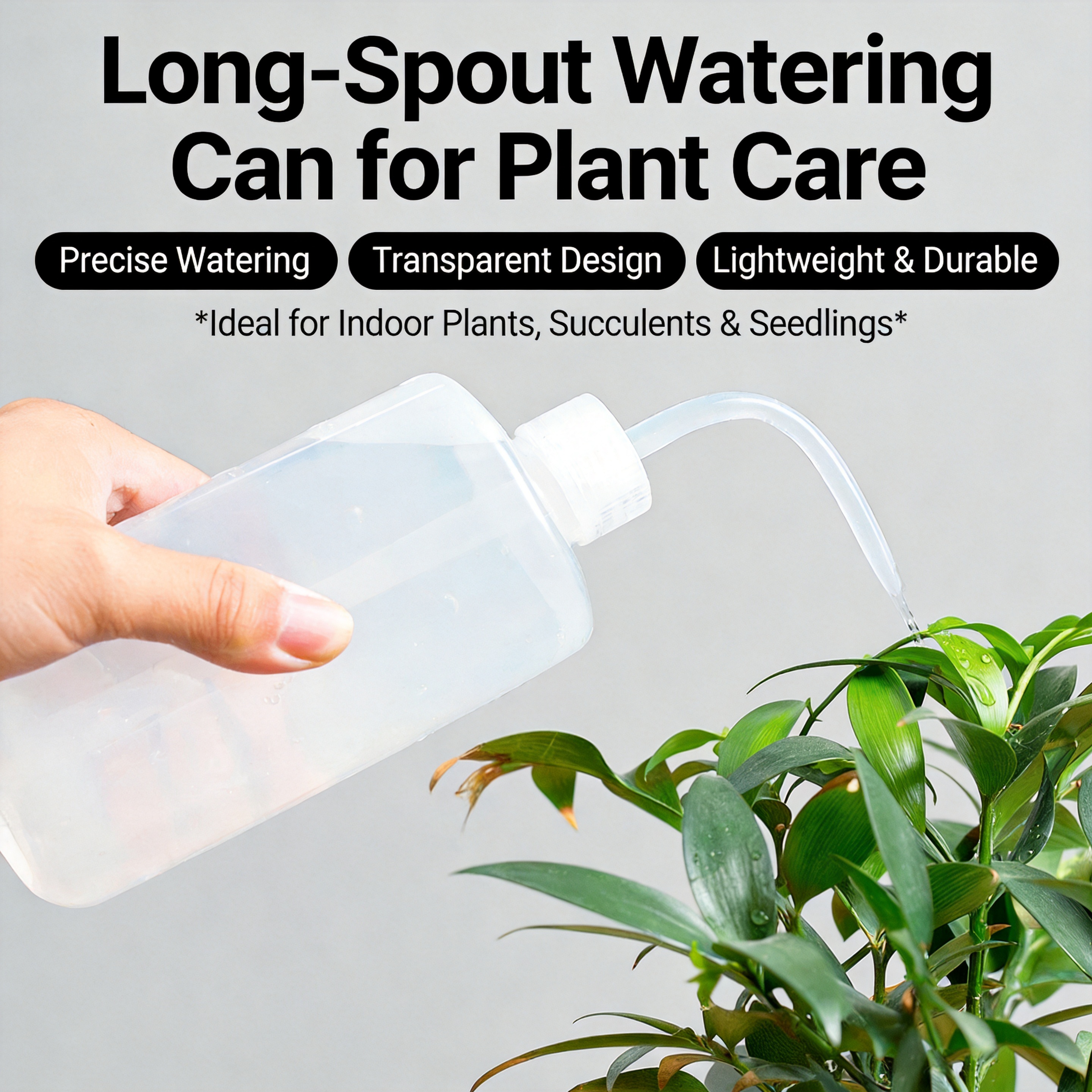 Gardening Tools Sharp - 250/500/1000ml Curved Spout Watering Bottle –