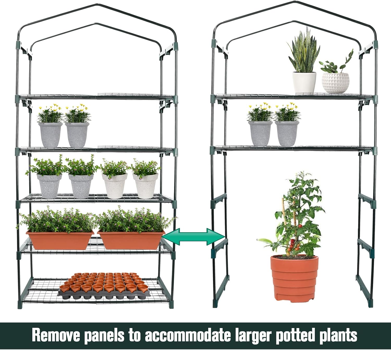 50% Extra Wide Mini Greenhouse - Greenhouse Mini Indoor recension och pris