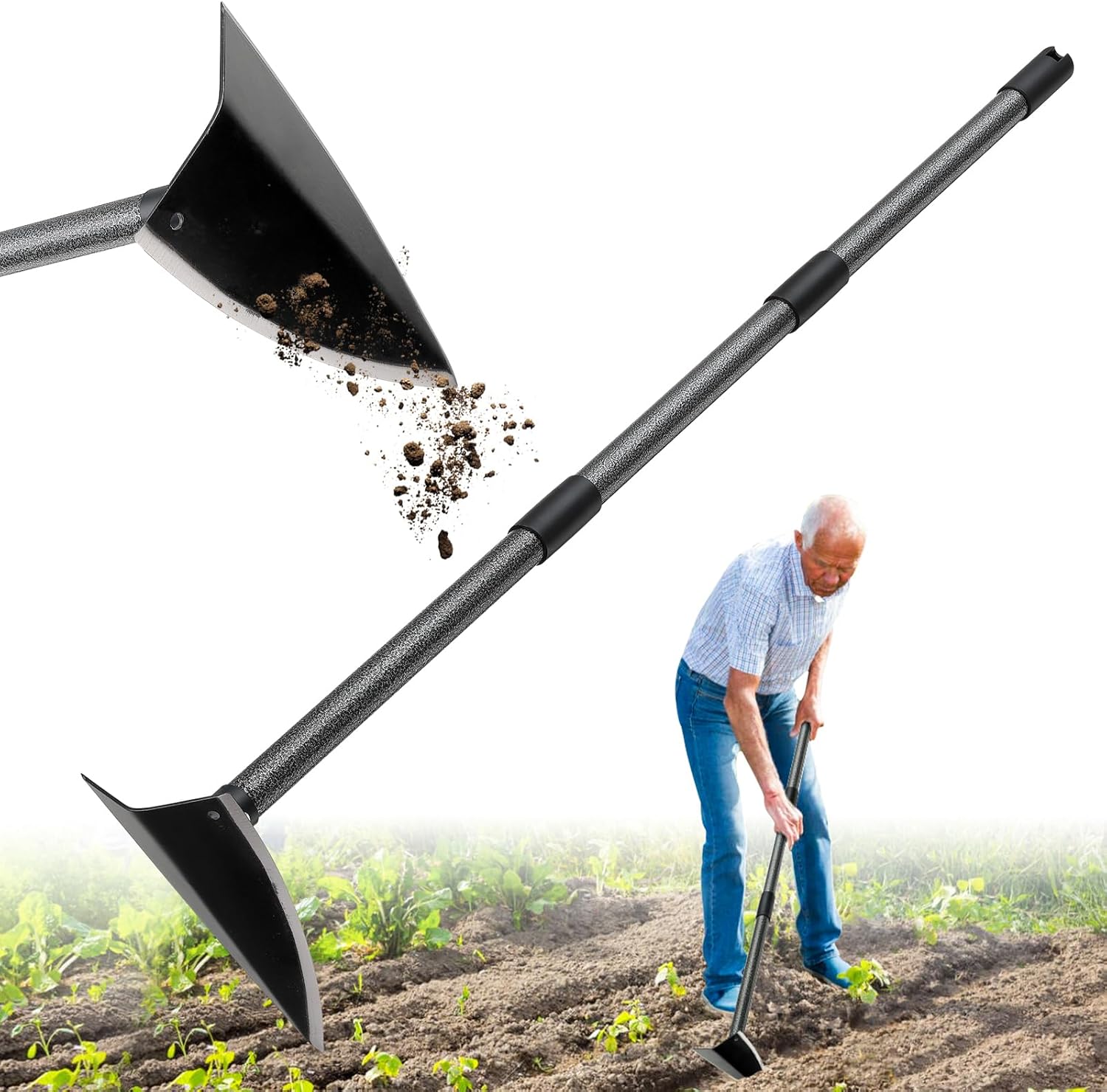 Garden Hoe, Heavy Duty Trenchi - Gardening Tools Images recension och pris