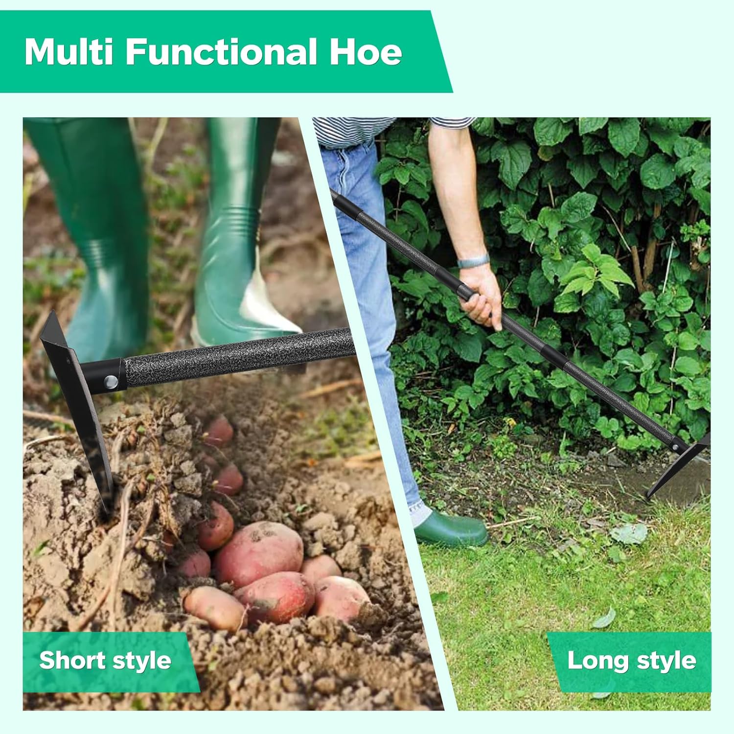 Garden Hoe, Heavy Duty Trenchi - Gardening Tools Images recension och pris