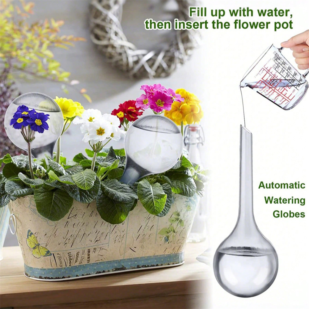 10PCS Watering Globe Clear Aut - Automatic Plant Waterer recension och pris