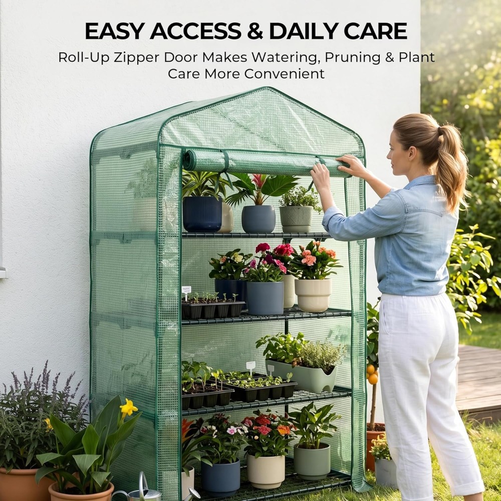 50% Extra Wide Mini Greenhouse - Greenhouse Mini Indoor recension och pris