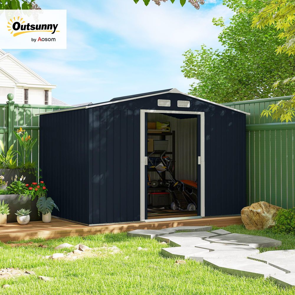 9 x 6 Outdoor Storage Shed, Ga - Gardening Tools B&Q recension och pris