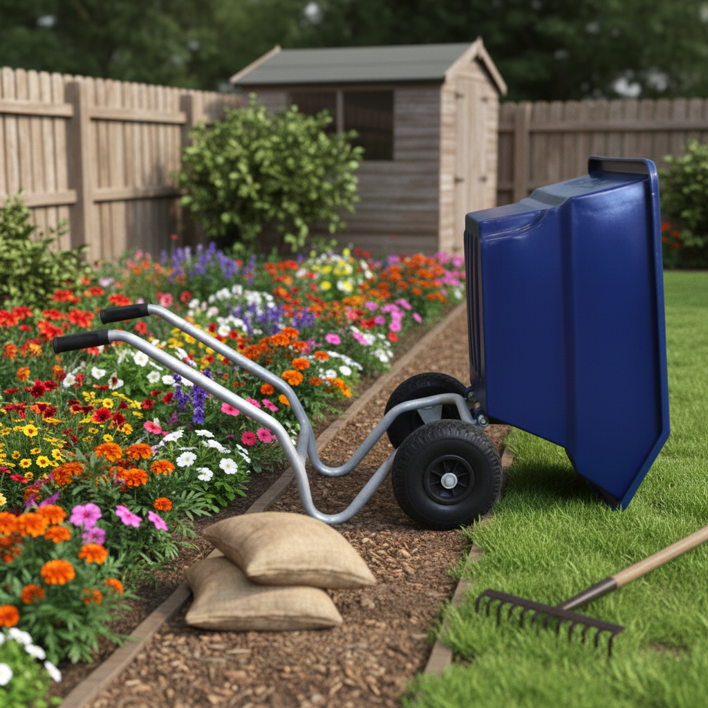 125 L Steel Tipping Wheelbarro - Junior Gardening Tools recension och pris