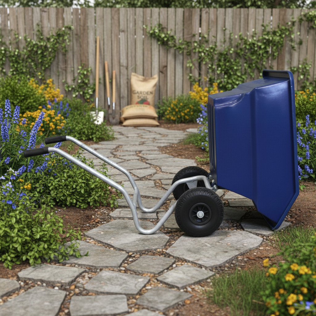 125 L Steel Tipping Wheelbarro - Junior Gardening Tools recension och pris
