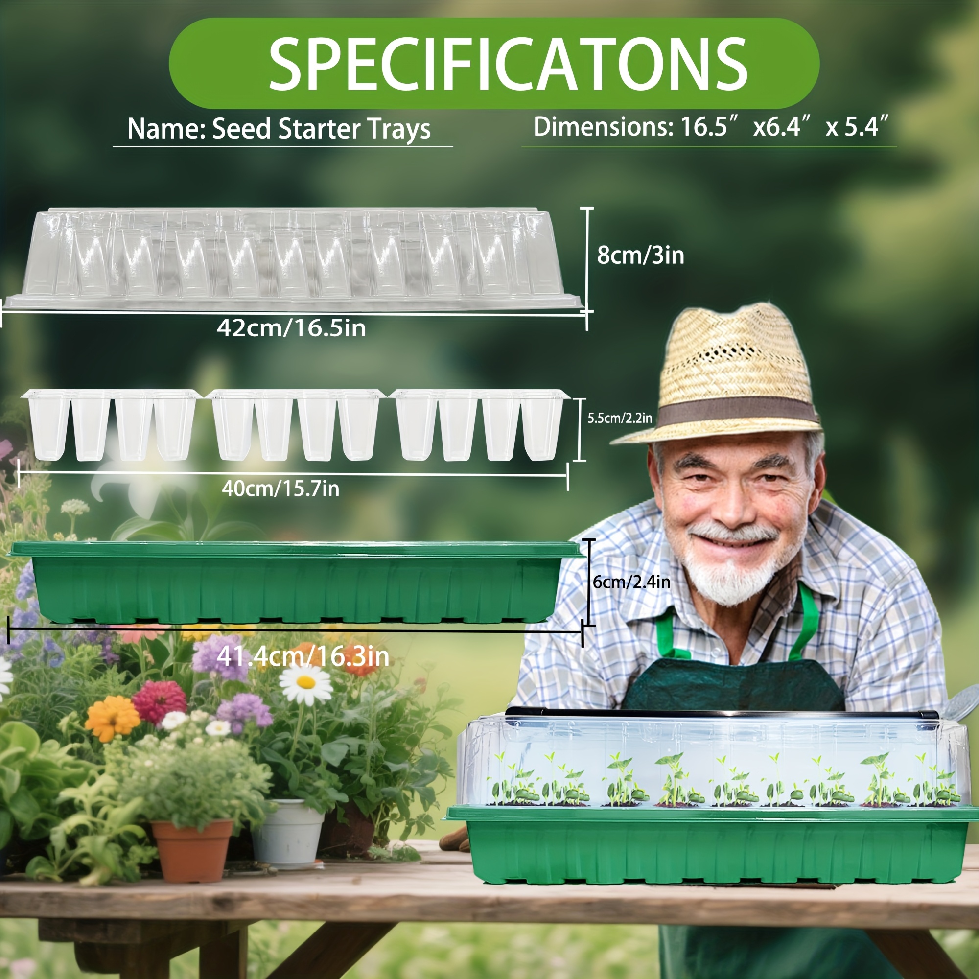 High Dome Seedling Propagation - Greenhouse Mini Indoor recension och pris