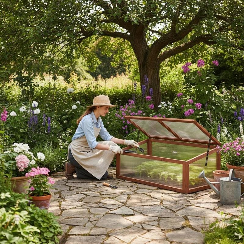 Wooden Cold Frame Greenhouse,  - Greenhouse Mini Indoor recension och pris