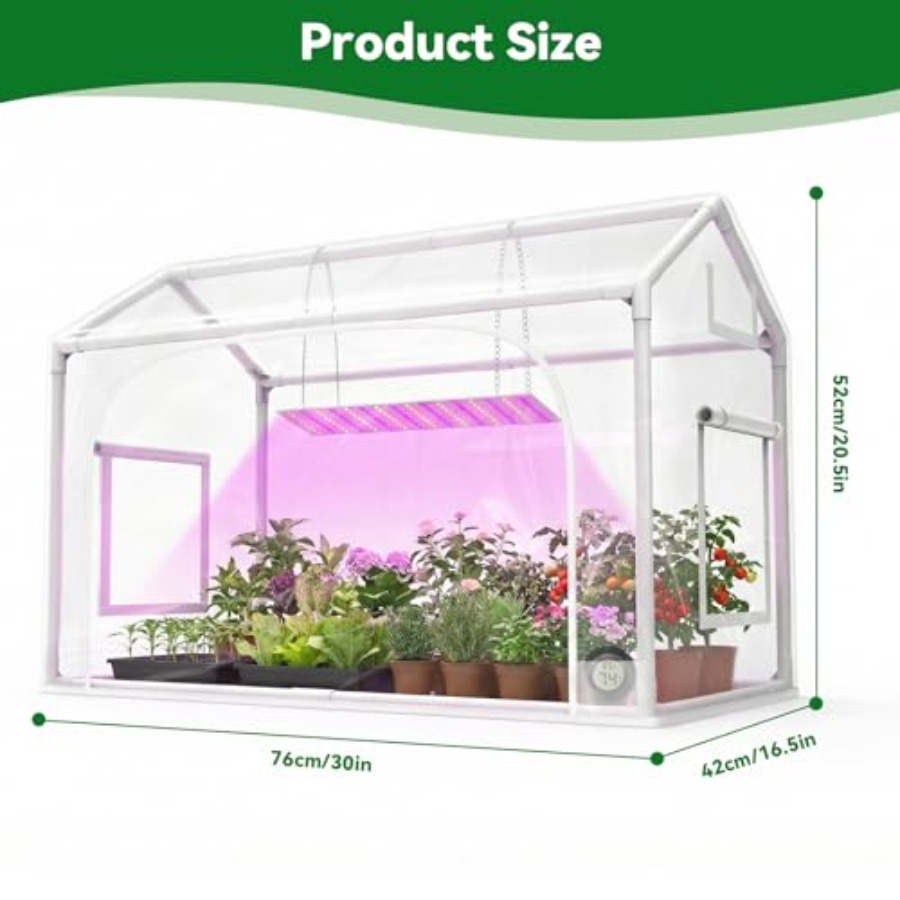 Mini Indoor Greenhouse with Gr - Greenhouse Mini Indoor recension och pris