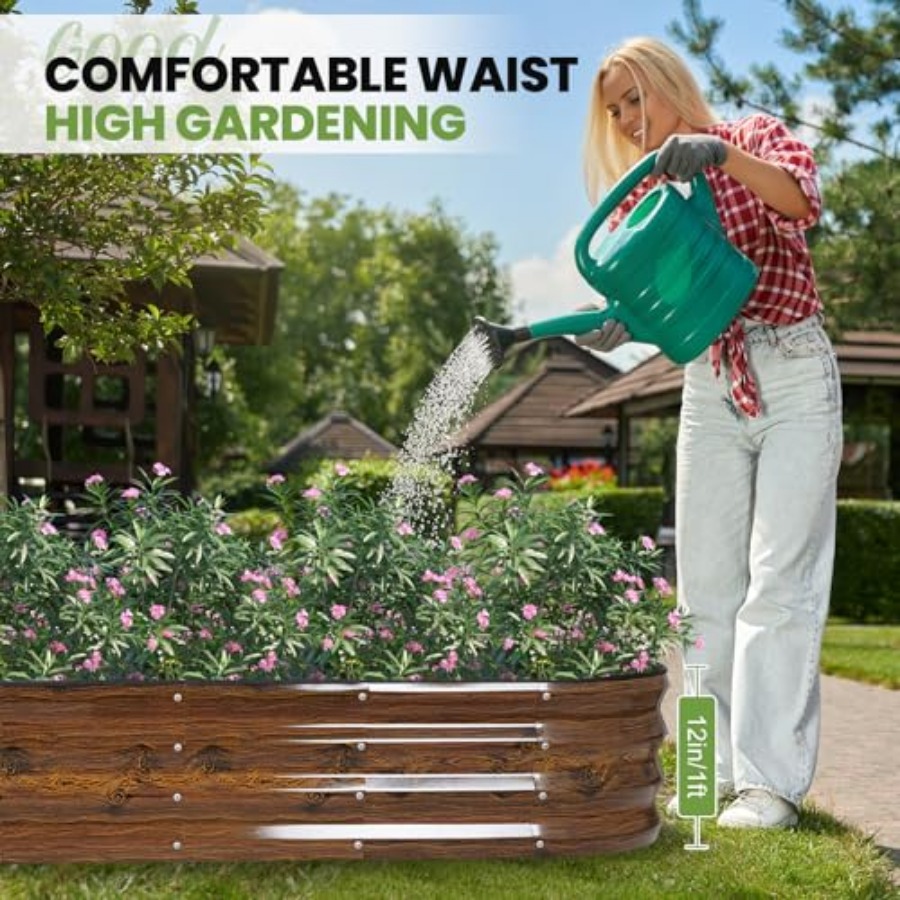 Raised Garden Beds - 8x2x1ft G - Gardening Tools B&Q recension och pris