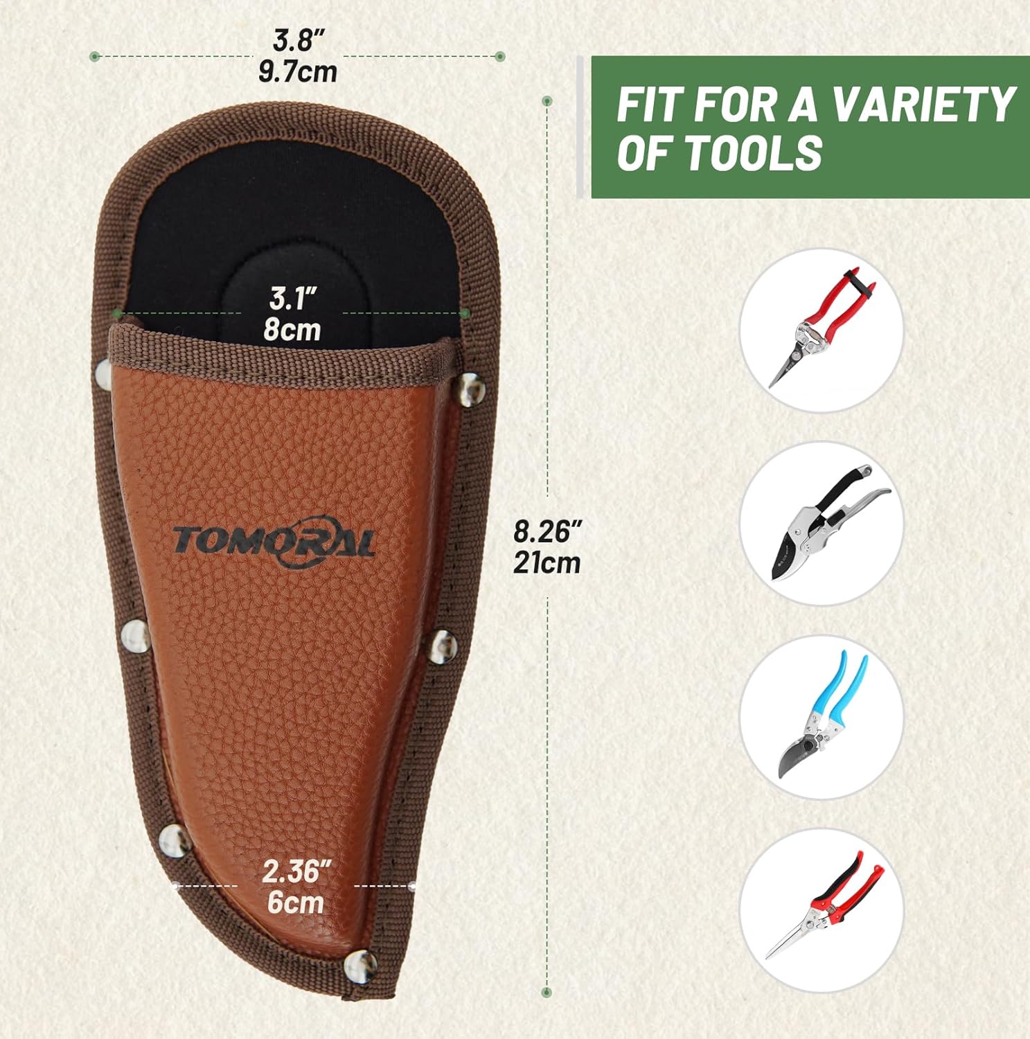 PU Leather Pruner Holster - He - Gardening Tools Images recension och pris