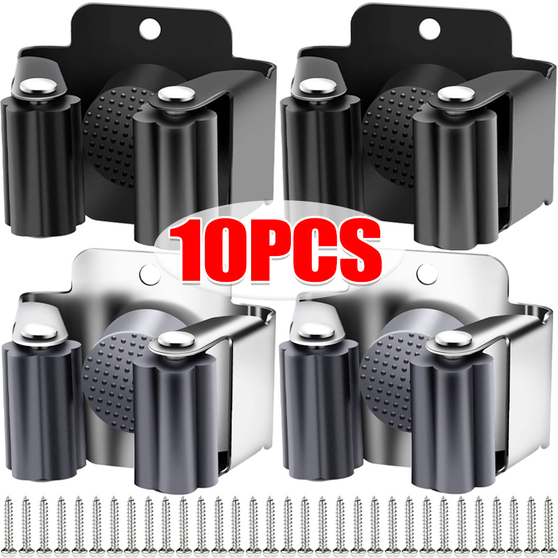 1-10Pcs Mop Broom Holder Wall  - Gardening Tools Holder recension och pris