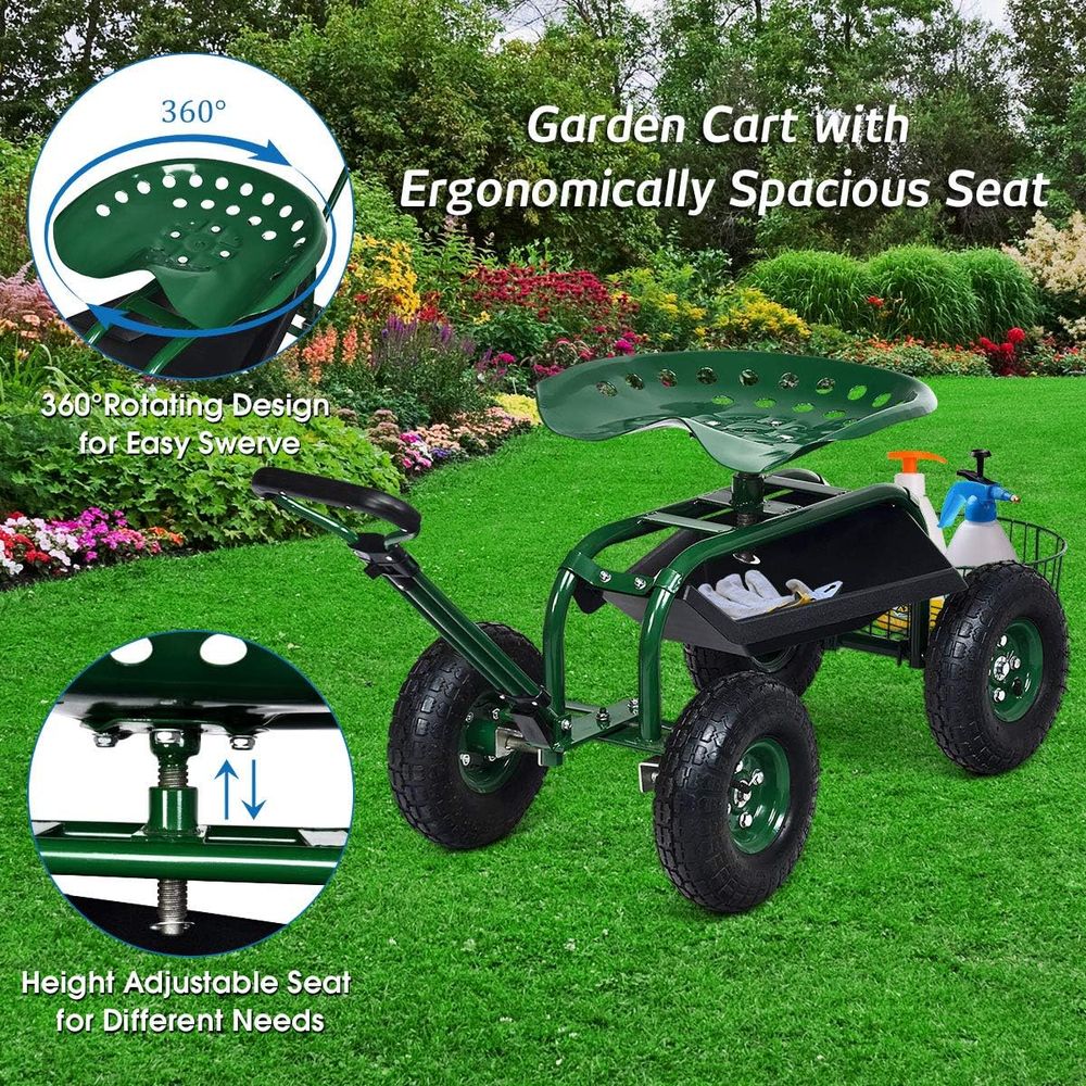 Garden Cart with Seat, Gardeni - Gardening Tools B&Q recension och pris