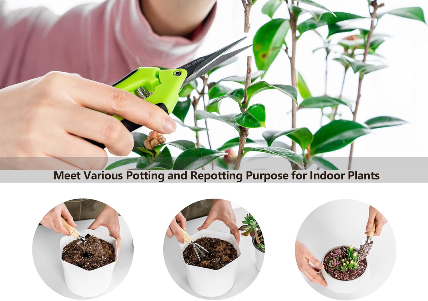 5Pcs Succulent Tools Set with  - Gardening Tools Images recension och pris