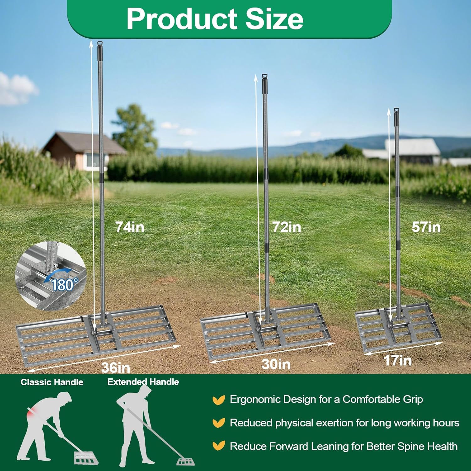 36x10 Heavy Duty Lawn Leveling - Gardening Tools Images recension och pris