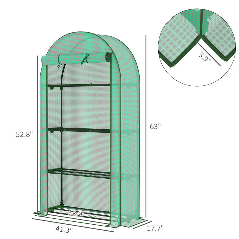 Outsunny Mini Greenhouse, Port - Greenhouse Mini Indoor recension och pris