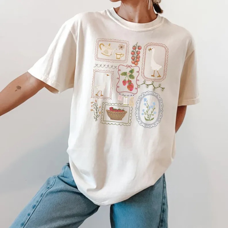 Country Style Print T-Shirt Wo - Junior Gardening Tools recension och pris