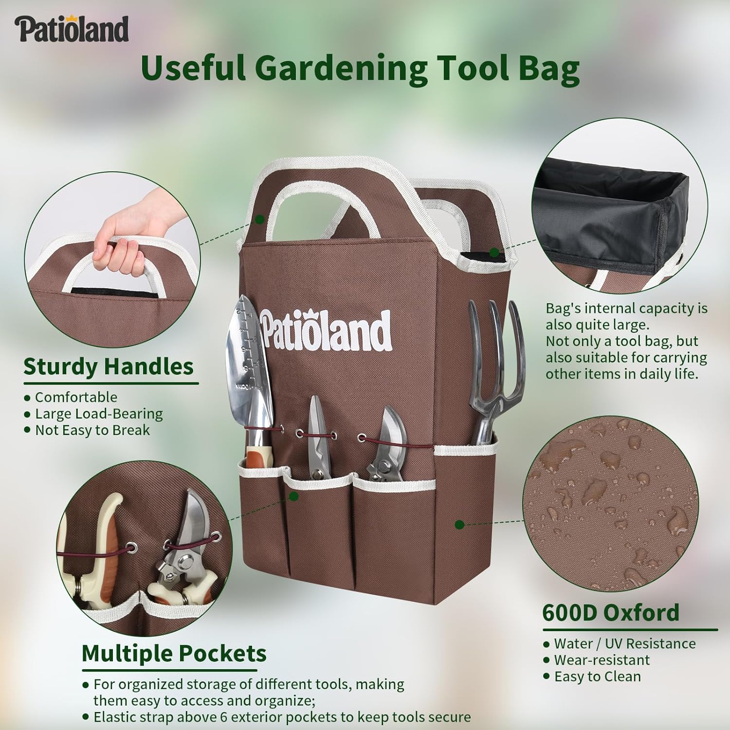 10-Piece Garden Tool Set with  - Gardening Tools Images recension och pris
