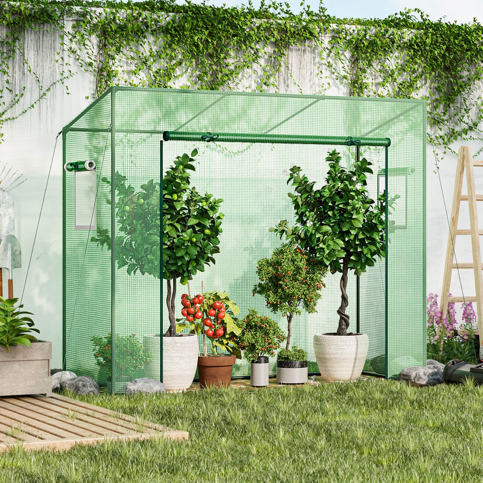 Portable Mini Greenhouse w/PE  - Greenhouse Mini Indoor recension och pris