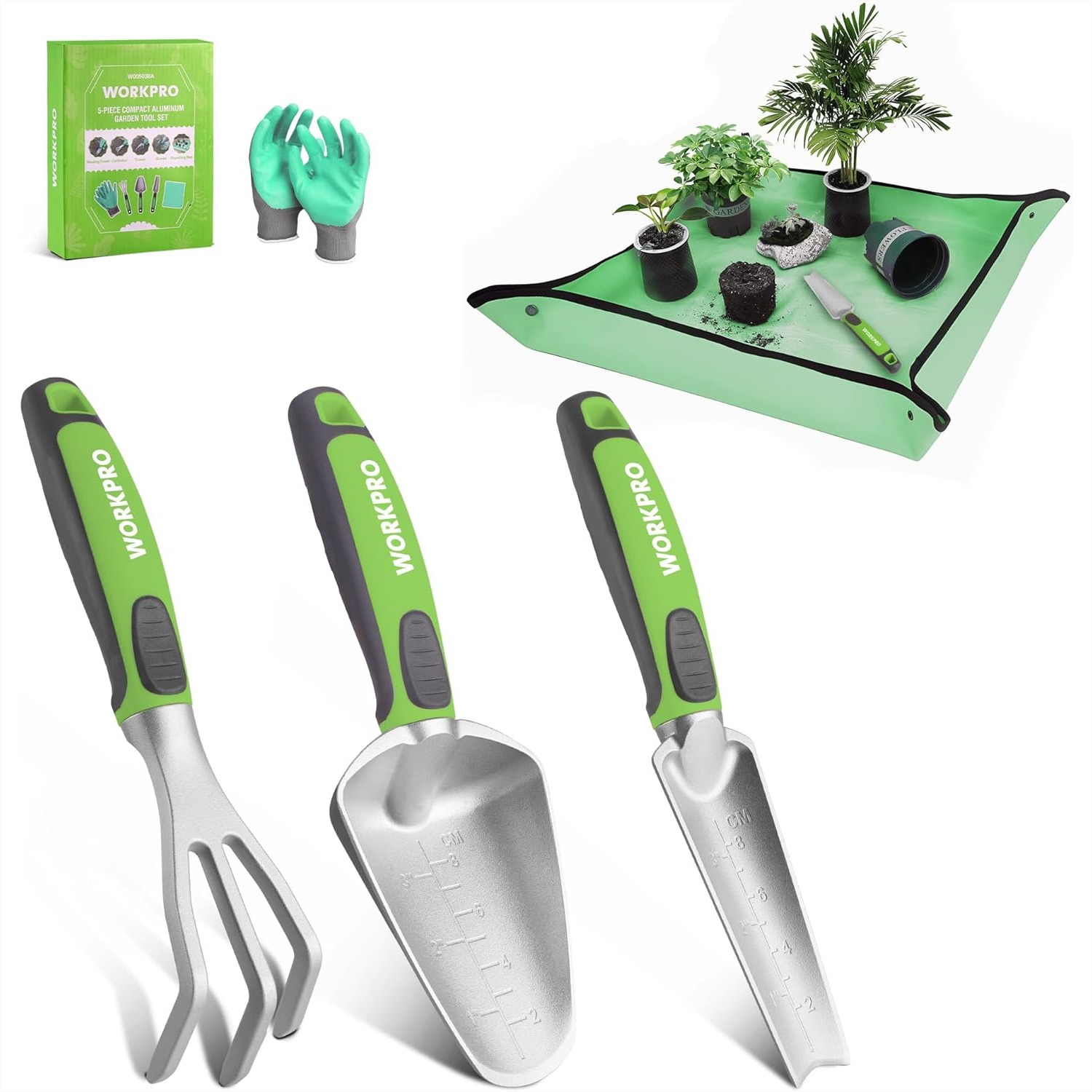 5PCS Aluminum Garden Tool Set  - Gardening Tools Images recension och pris