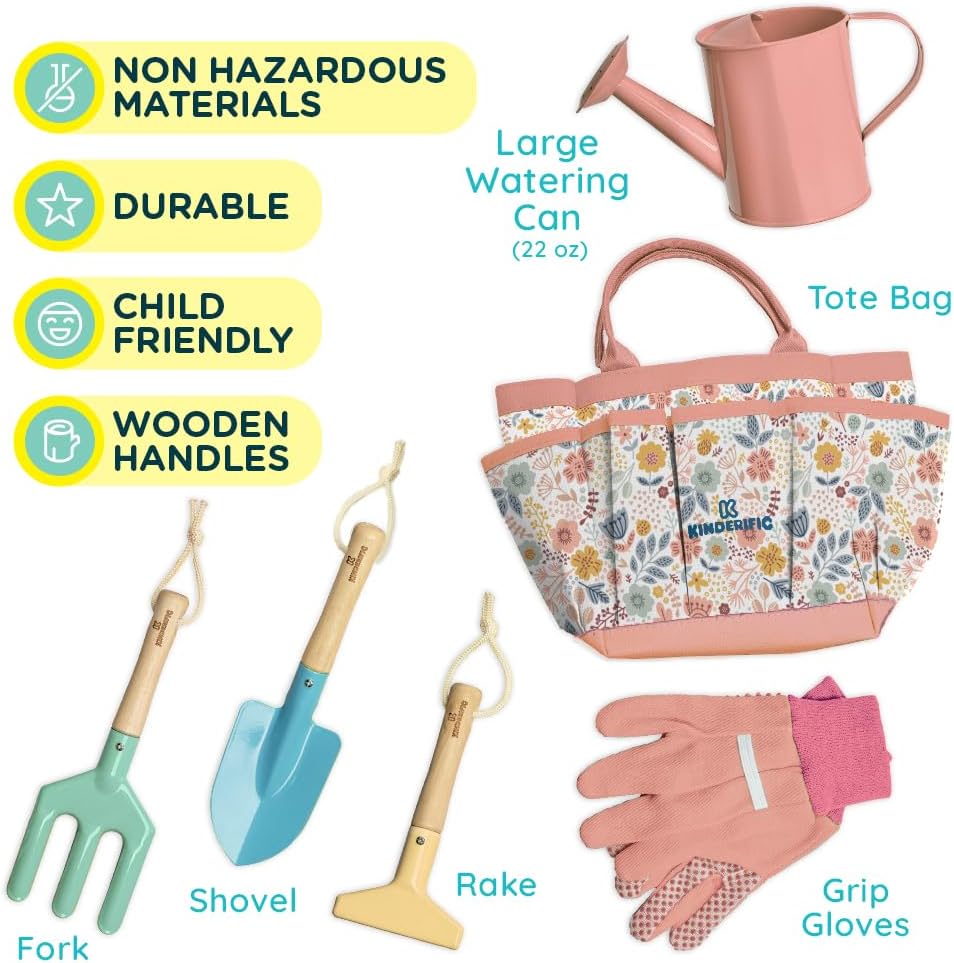 Kids Gardening Tool Kit with S - Gardening Tools Images recension och pris